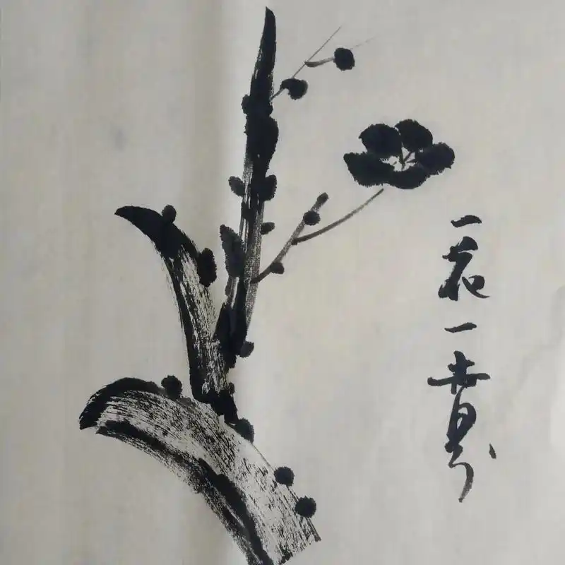 梅花#水墨写意 #国画 #国粹传承 #学画画 #静心养性  - 抖音