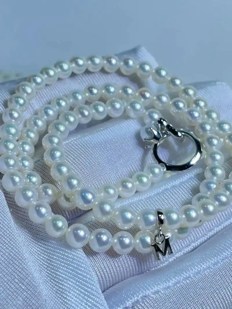 天然淡水ak珍珠经典款项链