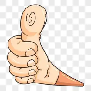 大拇指发光点赞图片