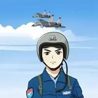 空军飞行员卡通头像_微信头像图片大全