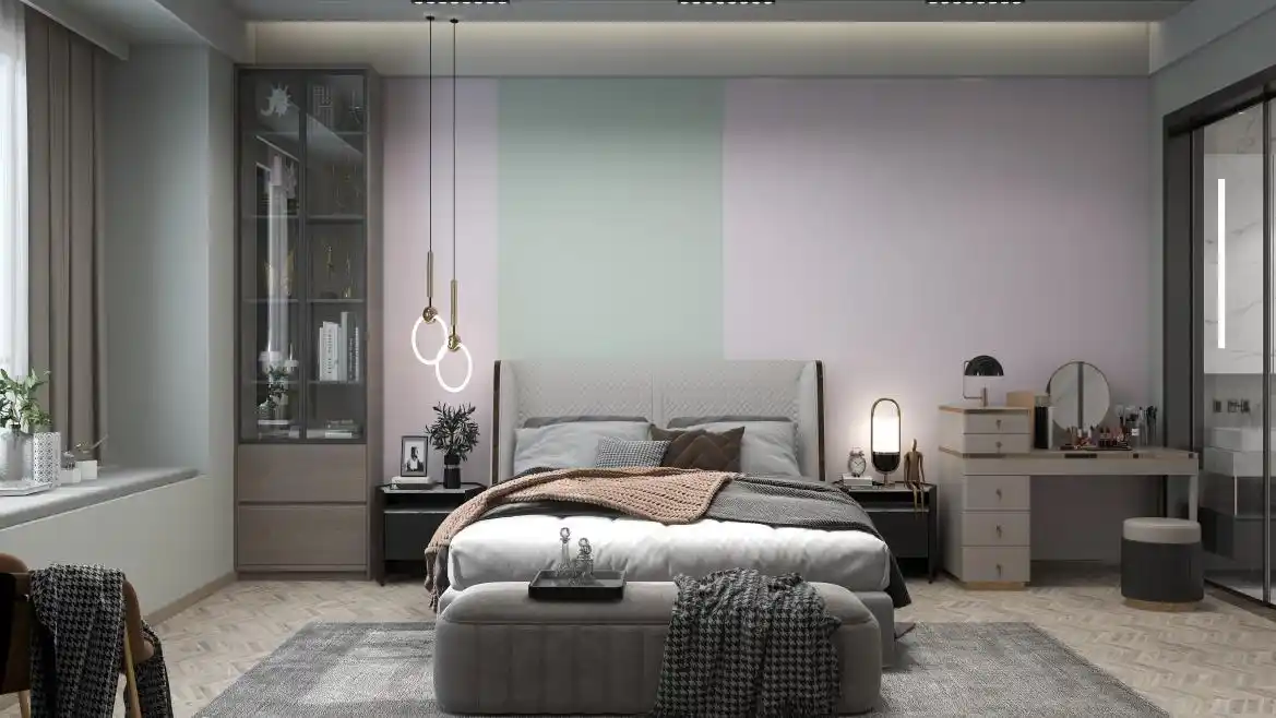 双色墙刷新找立邦刷新服务,墙面装饰不再单调