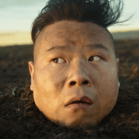 小岳岳,陈赫在电影里的搞怪表情包