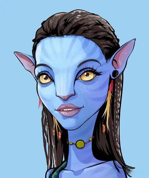 想知道阿凡达这样相貌的夸张漫像会是什么样的效果吗?