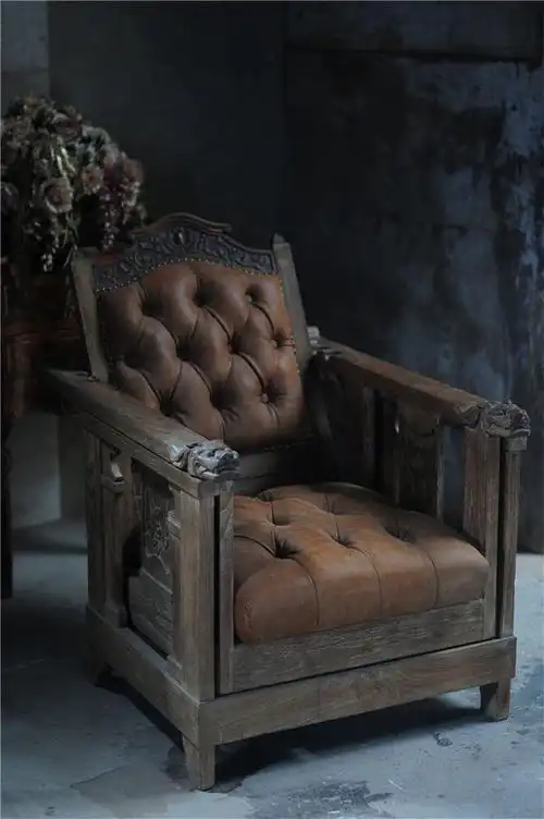 老上海柚木摇椅 老公馆民国老家具/设计师家具/简约家具/古典家具