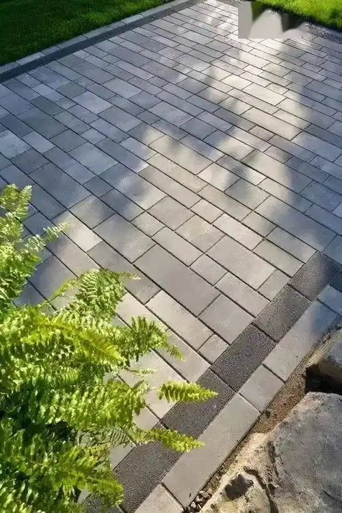 别墅庭院石材铺装设计参考