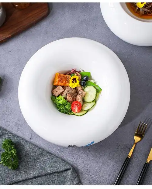 驰度菜盘子大董意境菜五星级酒店高档会所创意餐具饭店专用摆盘汤盘