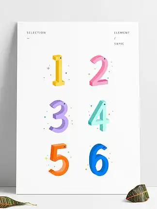 i>立 /i> i>体 /i> i>效 /i> i>果 /i>便利贴叠层数字字 i>体 /i>