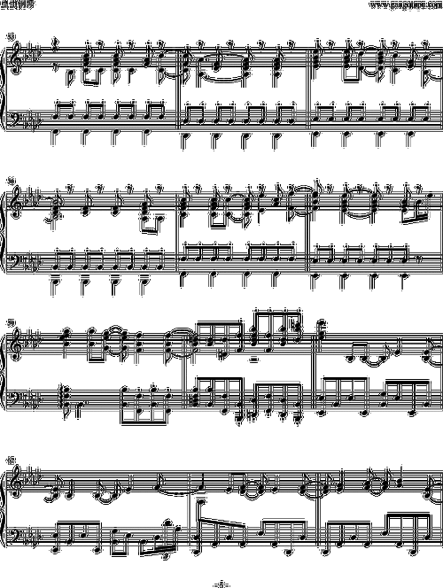 【let it go钢琴谱】let it go钢琴谱1