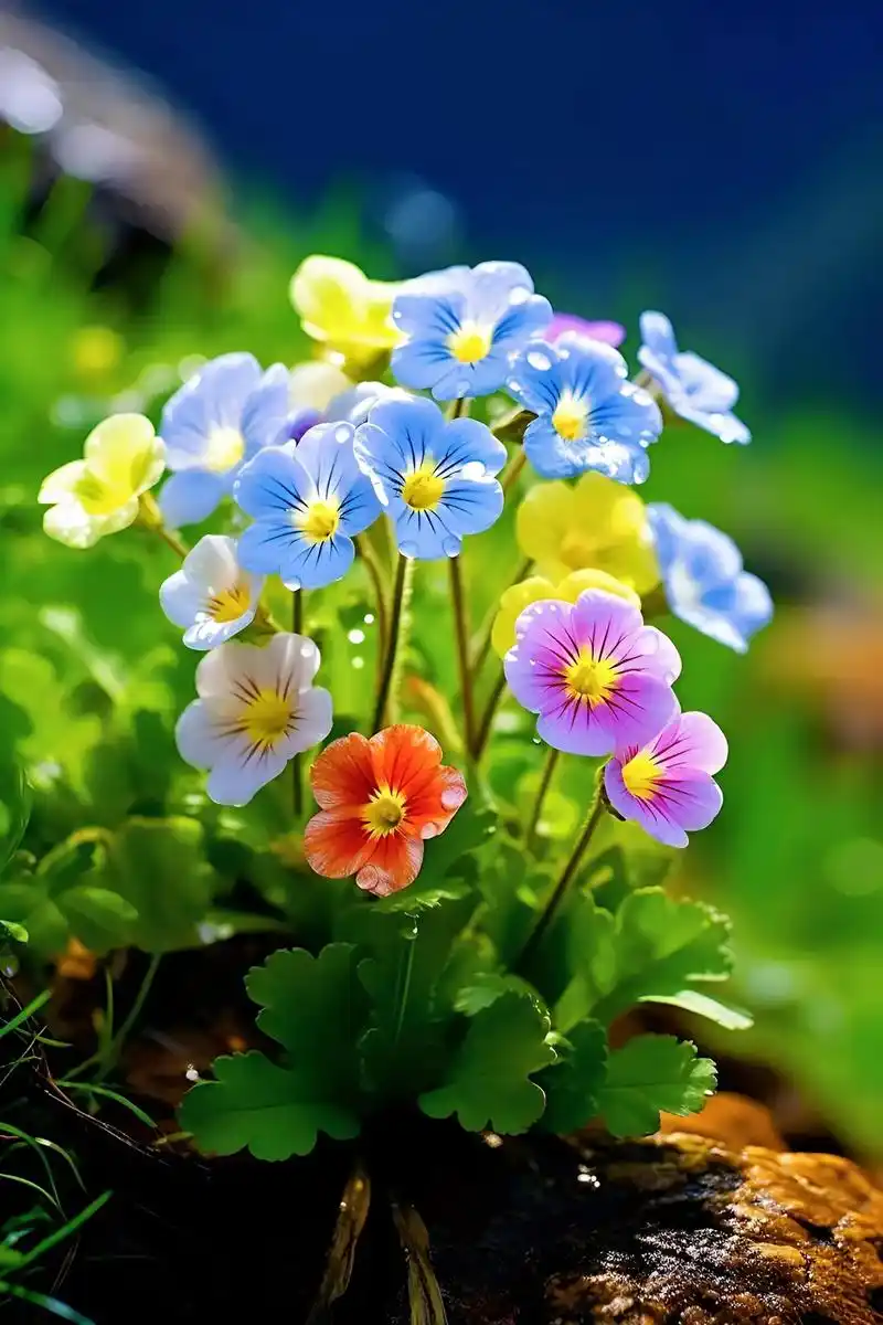 "美丽般的点缀":小野花在大自然中像是珍珠般的点缀,无论在哪 - 抖音