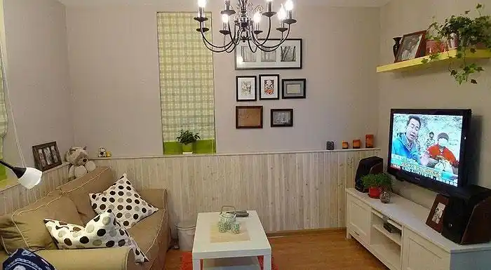 宜家风格小户型温馨40平米客厅效果图