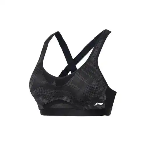 李宁运动胸衣女士健身系列运动内衣女装夏季瑜伽弹力针织运动内衣