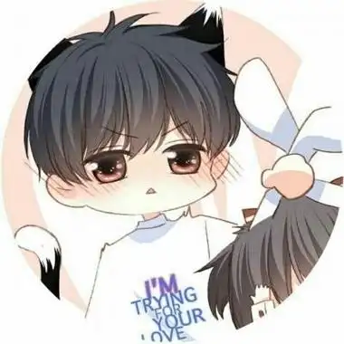 怦然心动情头卡通动漫头像