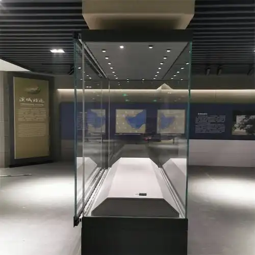 博物馆文物展柜恒温恒湿低反玻璃独立展示柜