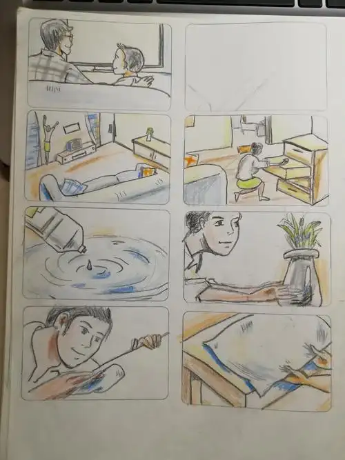 视频分镜头手绘练习|插画|绘本|x841754878 - 原创