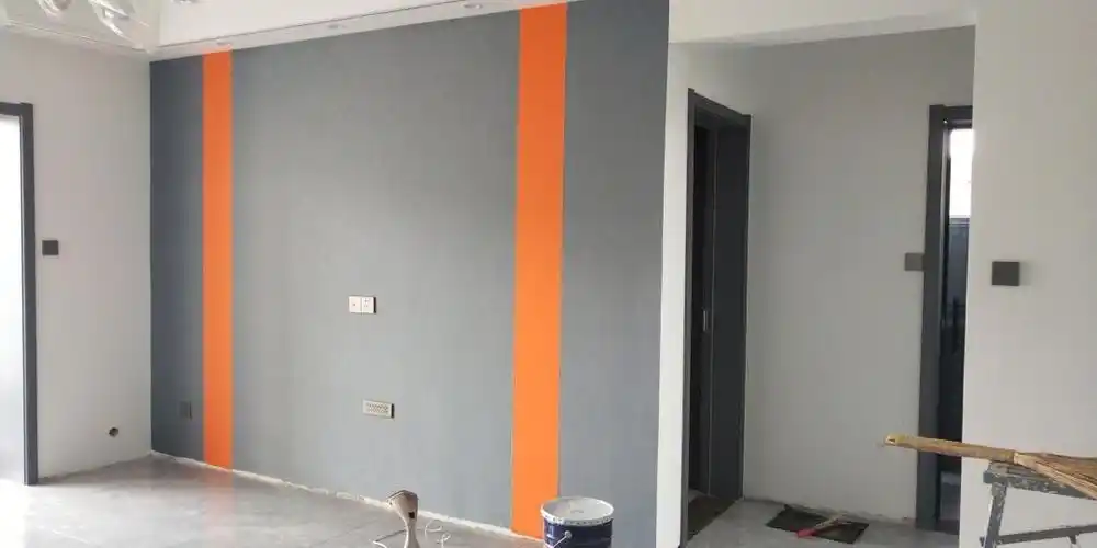 双拼色电视背景墙