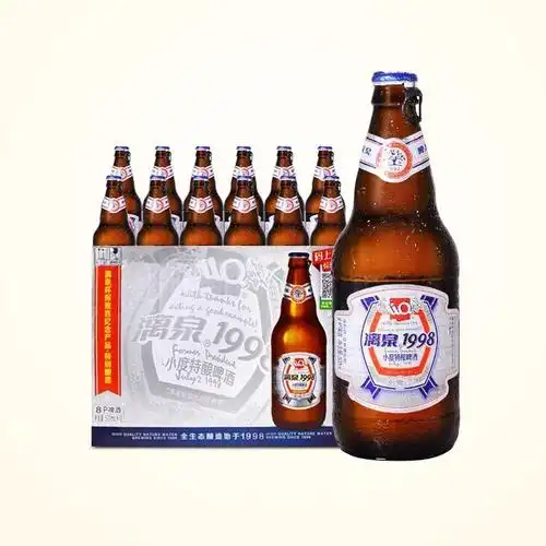 漓泉1998啤酒小度特酿 8度啤酒 桂林特产黄啤酒 330ml*24听 视频