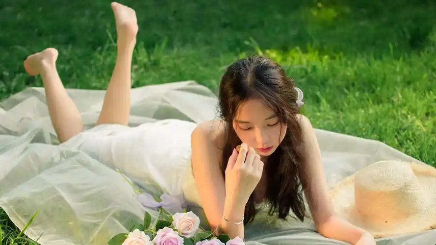 优雅气质的森系美女