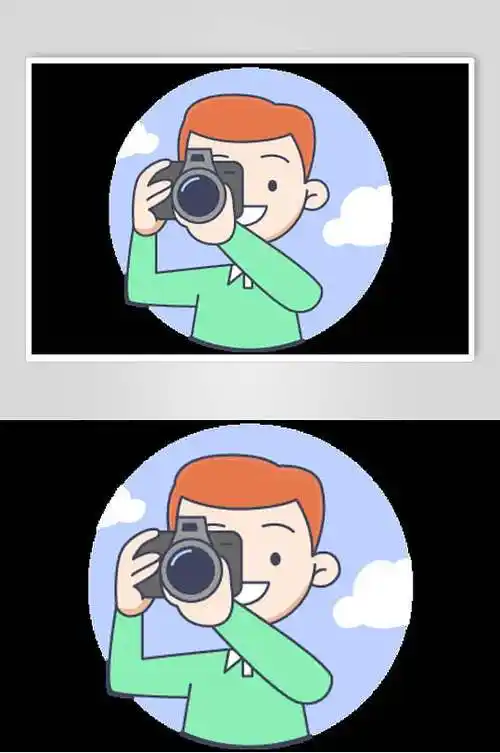 插画拍照卡通图片-插画拍照卡通素材下载-众图网