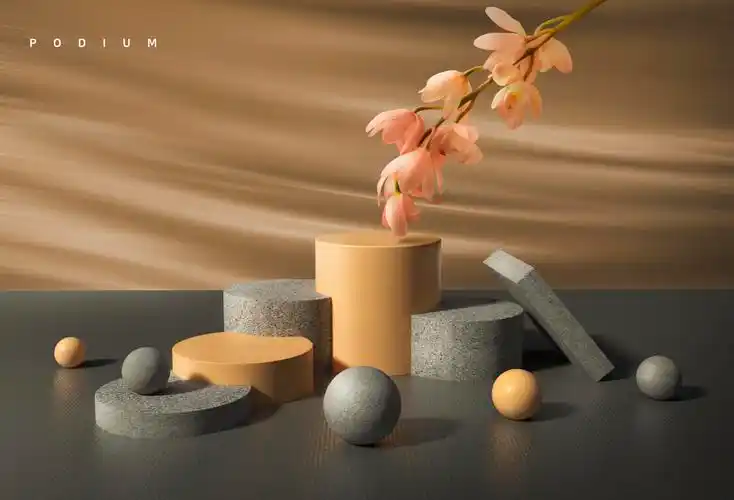 17款高级质感电商产品立体场景海报背景图psd设计素材productstereo