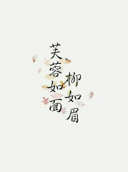 古风文字/古诗词/手写/图源时光手帐