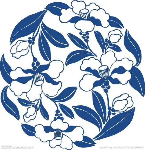 青花瓷图案 花纹图片