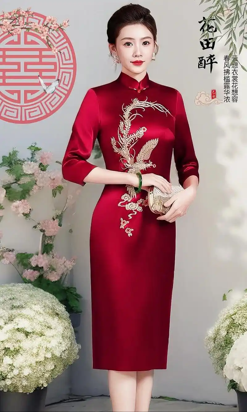 婚宴礼服美炸天!喜婆婆旗袍尽显高贵气质