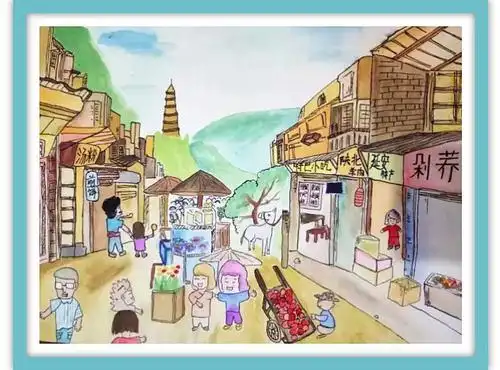 画延安大美延安