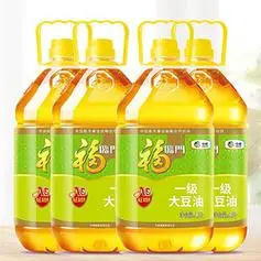 福临门中粮福临门ae营养一级大豆油5l4瓶整箱装家用大瓶装食用油