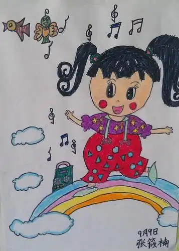我的音乐世界/少儿绘画作品/儿童画/网络美术馆_中国少儿美术教育网