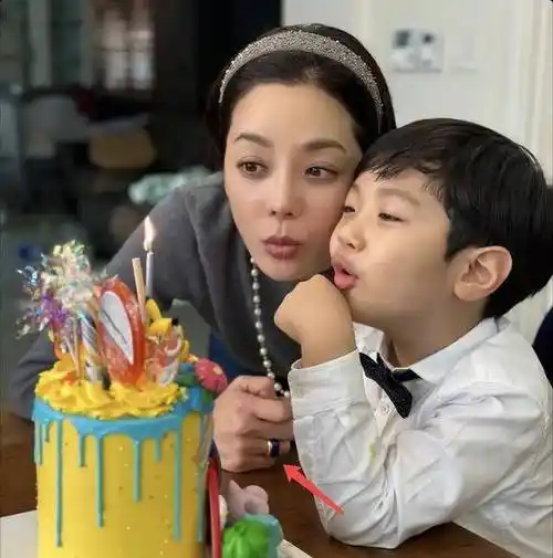 蔡琳晒照为儿子庆生,高梓淇隔空送祝福,女方戴婚戒疑有新恋情_孩子