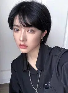 超短假发女帅气韩版