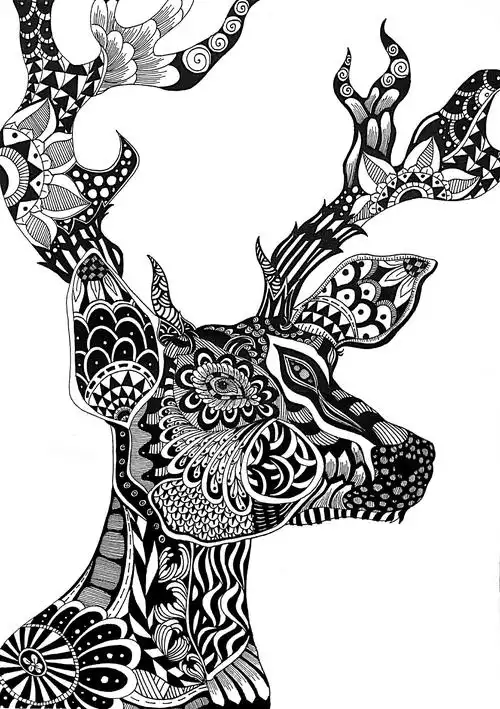 临摹黑白装饰画|插画|艺术插画|蓝环章鱼 - 临摹作品 - 站酷 (zcool)