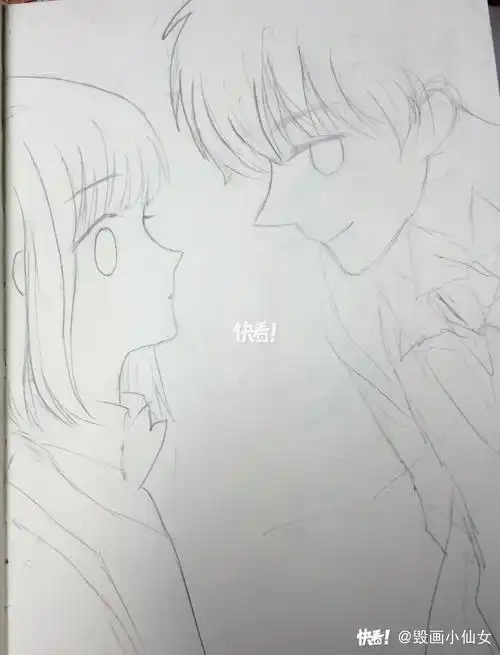 怦然心动线稿_漫画图片_漫画_绘画_手绘_怦然心动_线稿_动漫_漫评_二