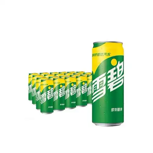 sprite 雪碧 汽水 柠檬味 330ml*24罐 摩登罐