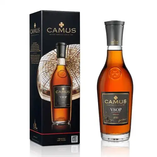 卡慕camus 金花卡慕经典vsop 干邑白兰地洋酒1000ml 法国进口-悠悠