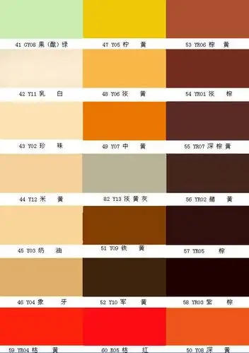 国标涂料色卡