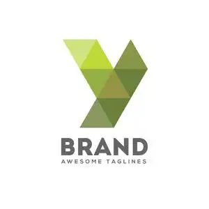 母婴电商字体字母 y 几何徽标矢量, 创意现代和简单字母 y 标志, 现代