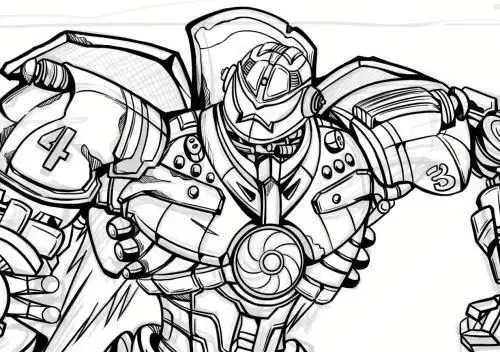 环太平洋危险流浪简笔画