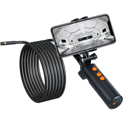 手机wifi内窥镜高清摄像头可转转弯汽修发动工业机车底检查镜