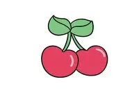 樱桃_简笔画图片大全