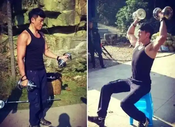 "何润东"天菜级别的坦克肌肉多诱人?没开玩笑!他49岁变这样?