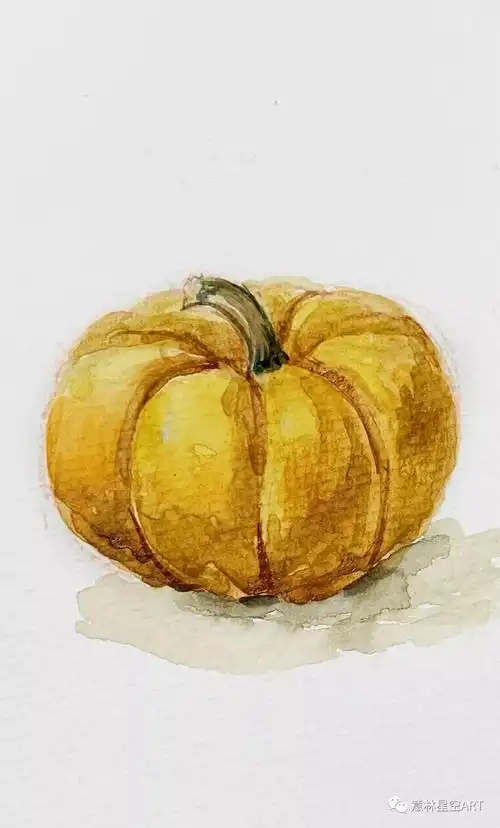 教程丨水彩蔬菜南瓜