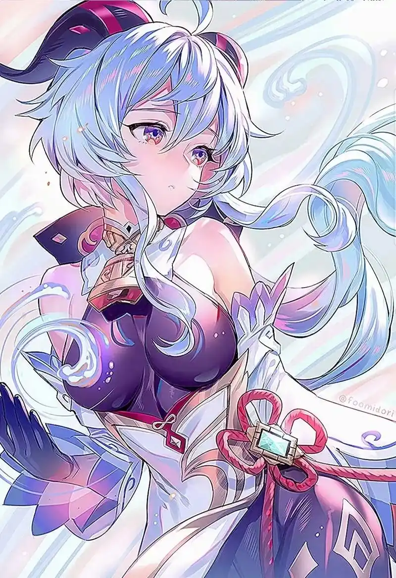 椰羊#原神 #甘雨壁纸 #甘雨#王小美  - 抖音