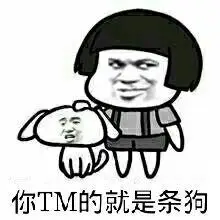 你tm的就是条狗