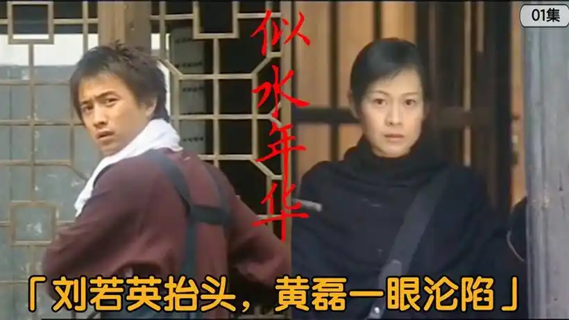 似水年华01:刘若英抬头,黄磊一眼沦陷,殊不知早已名花有主