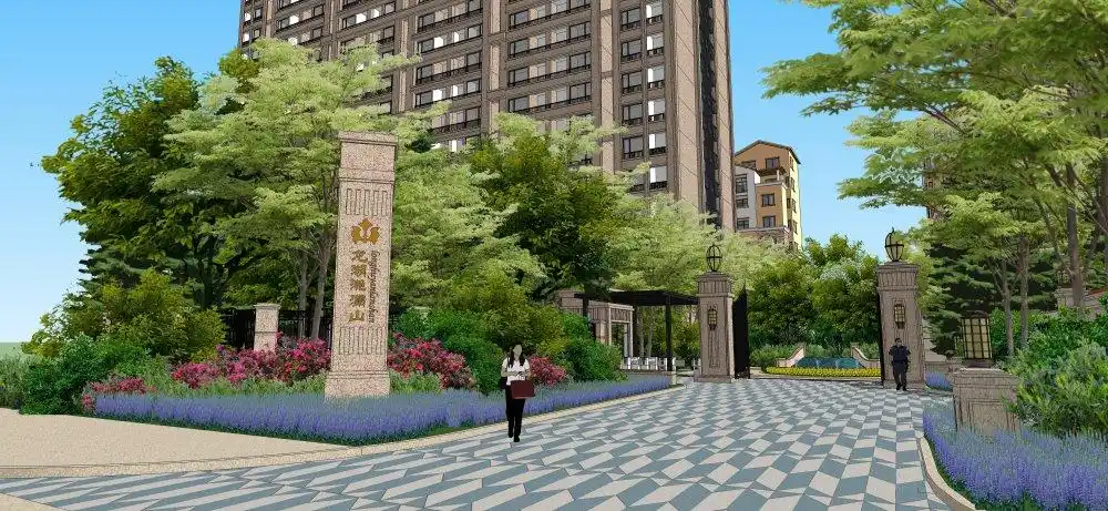 小区入口现代主义风格