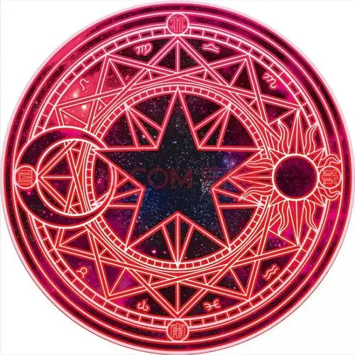 地毯卧室少女ins 风吊篮转椅垫子儿童房间可爱卡通 yx30星空魔法阵