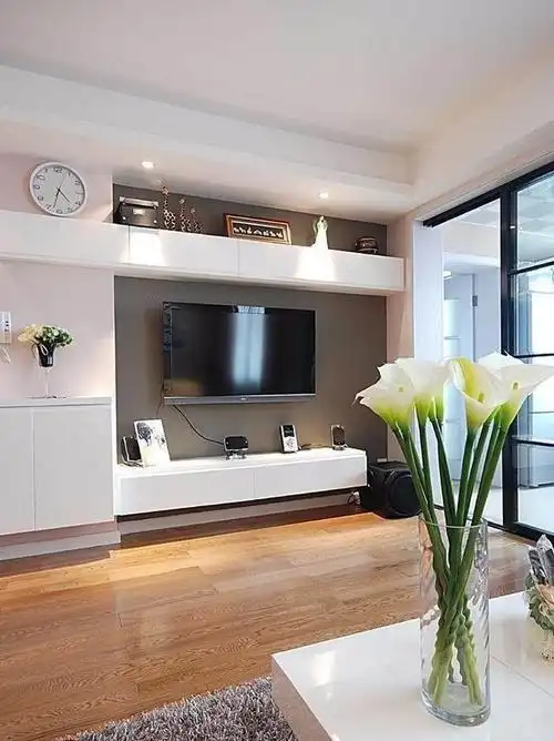 电视墙太小,这样装修大气!