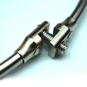 diy改装修复抄网头配件铝合金连l接件抄网圈连接头螺丝8m