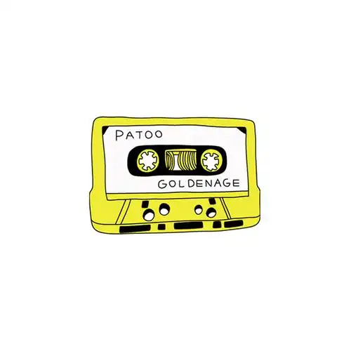 糸芽咪呀原创设计patoo怕痛 创意防水纹身贴插画 磁带